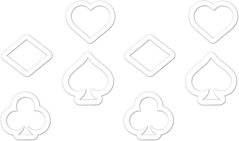 8Pcs Plastic Cookie Stamps and Cutters Set for Baking Cake Decorating Fondant Embossing - Image 1